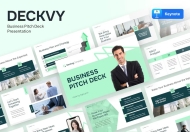 Deckvy – 商业宣传材料主题演讲模板