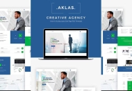 Aklas-商业创意的公司 HTML网页模板