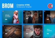 Brom-HTML 创意页面模板