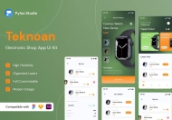 Teknoan – 电子商店移动应用程序 UI 套件