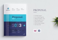 提议宣传手册 InDesign模板