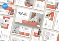Agiva – Agency Studio 创意主题演讲 Keynote模板