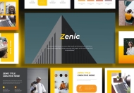 Zenic 创意简报 PowerPoint模板