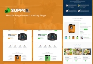 Suppke – 保健品登陆页面模板