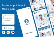 MedineCare – 医生预约移动应用程序 UI 套件