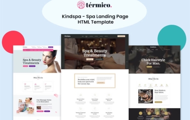 Kindspa – 水疗和美容沙龙 HTML5 模板