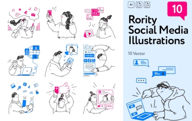 Rority 社交媒体收藏插图