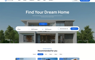 Homelengo – 房地产 Figma 模板