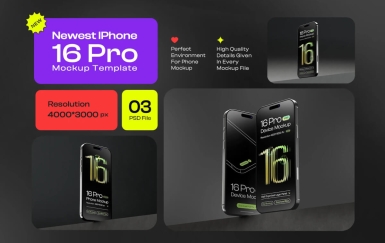 iPhone 16 Pro 模型套装