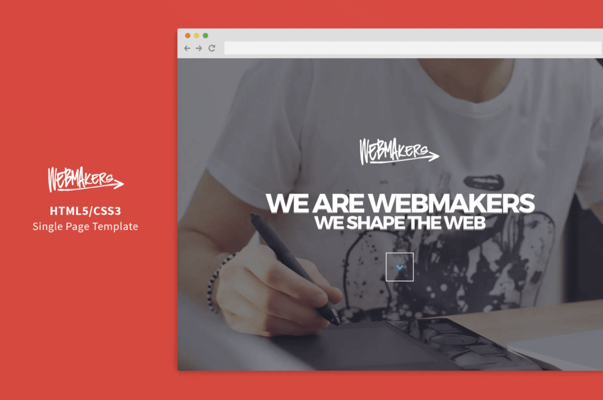 Webmakers-单页HTML / CSS模板
