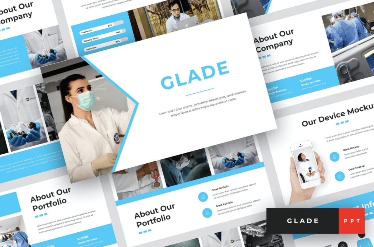 Glade-医疗PowerPoint模板