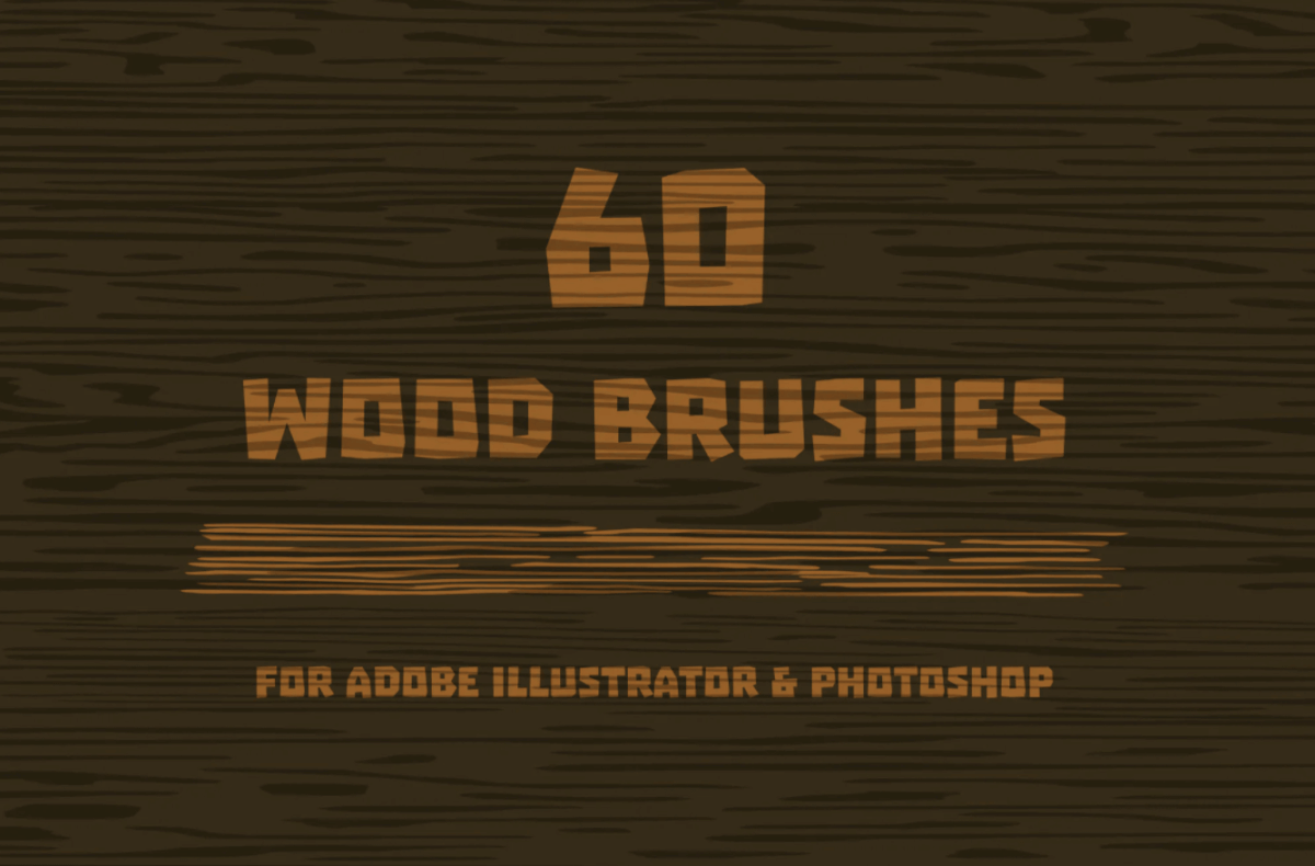 适用于Adobe Illustrator的木刷
