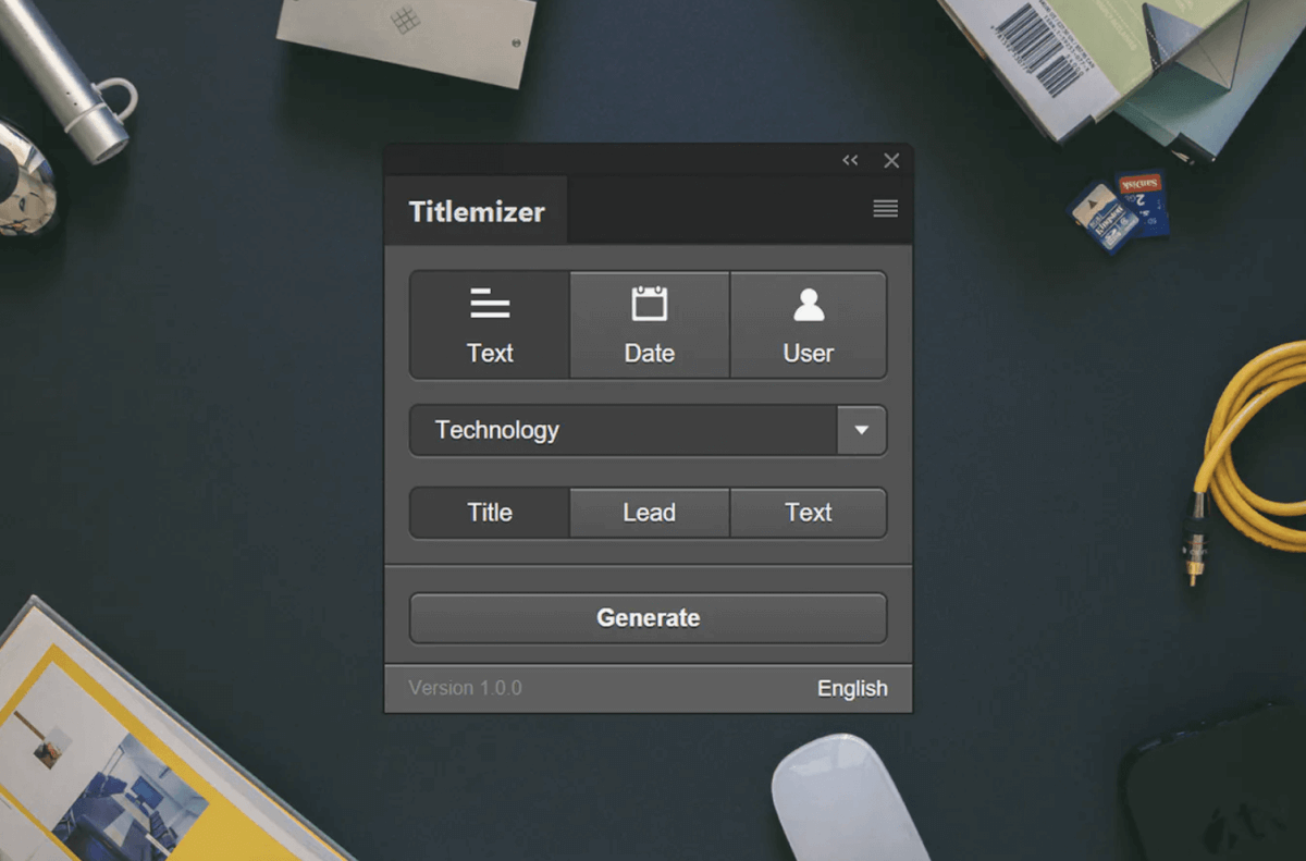 Titlemizer Photoshop插件