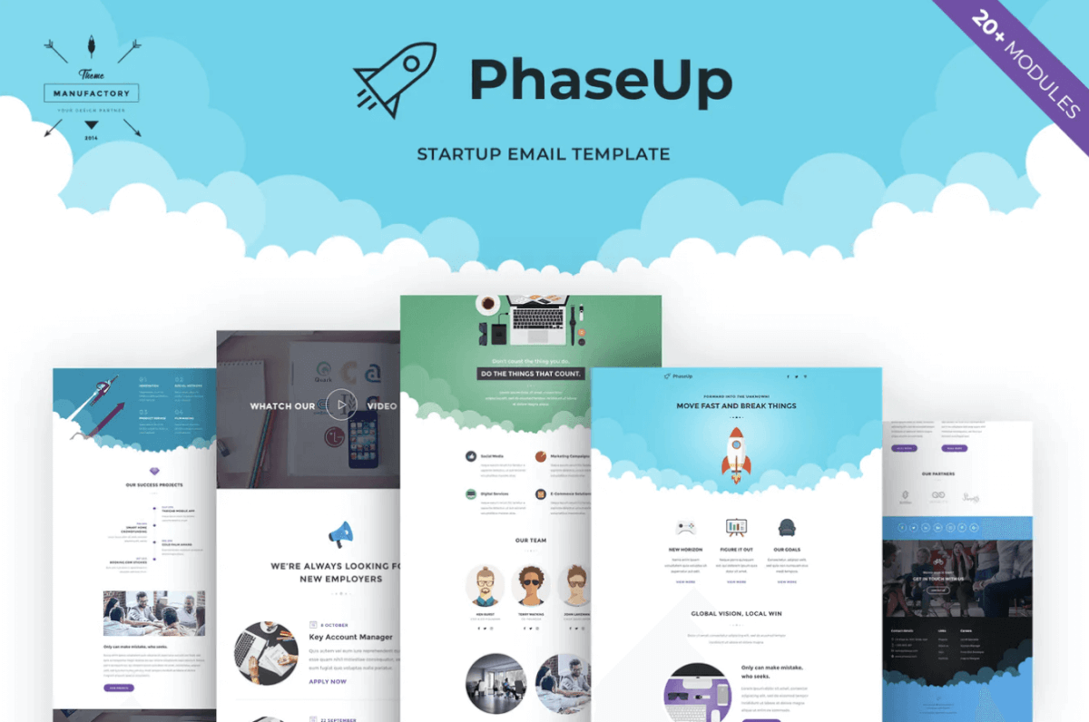 PhaseUp-启动电子通讯模板