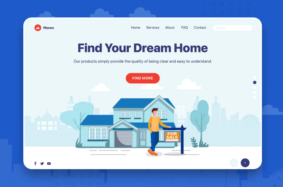 Maren-房地产网站网页模板