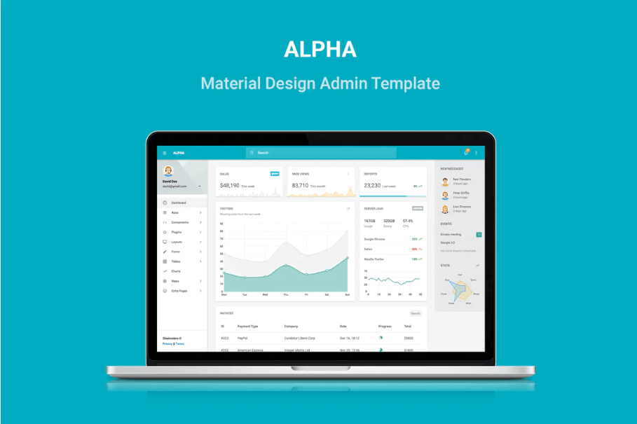 Alpha-物料设计管理模板