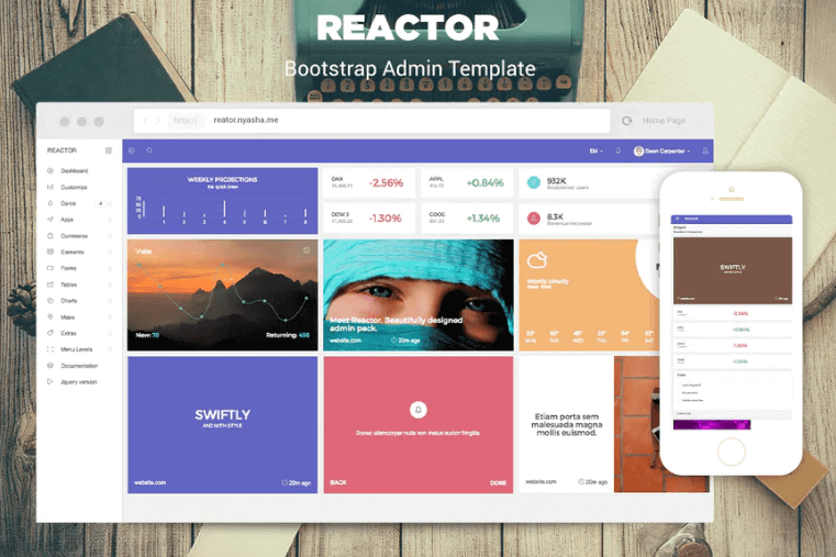 Reactor-Bootstrap后台管理模板