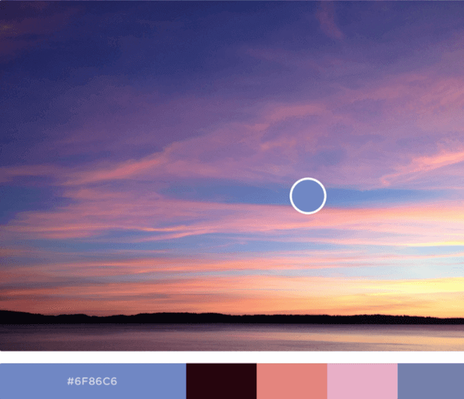 最好的色彩组合来自自然。您可以根据镜头创建配色方案。