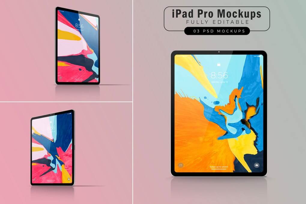 iPad Pro样机V.4 苹果平板样机展示下载