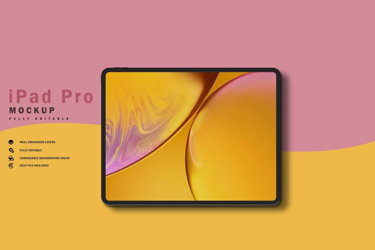 iPad Pro样机V.3 苹果平板样机展示下载