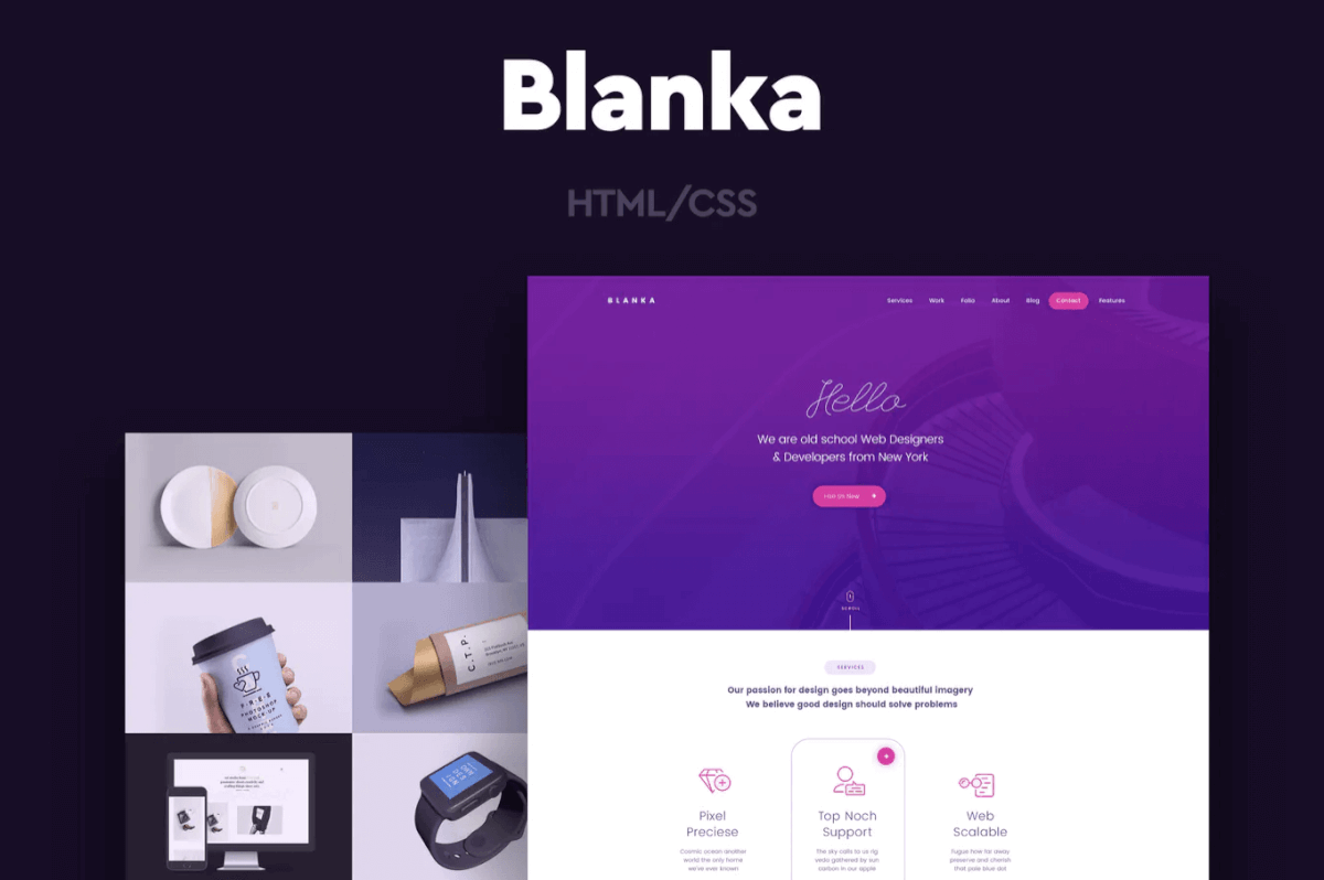 Blanka-网页前端HTML模板