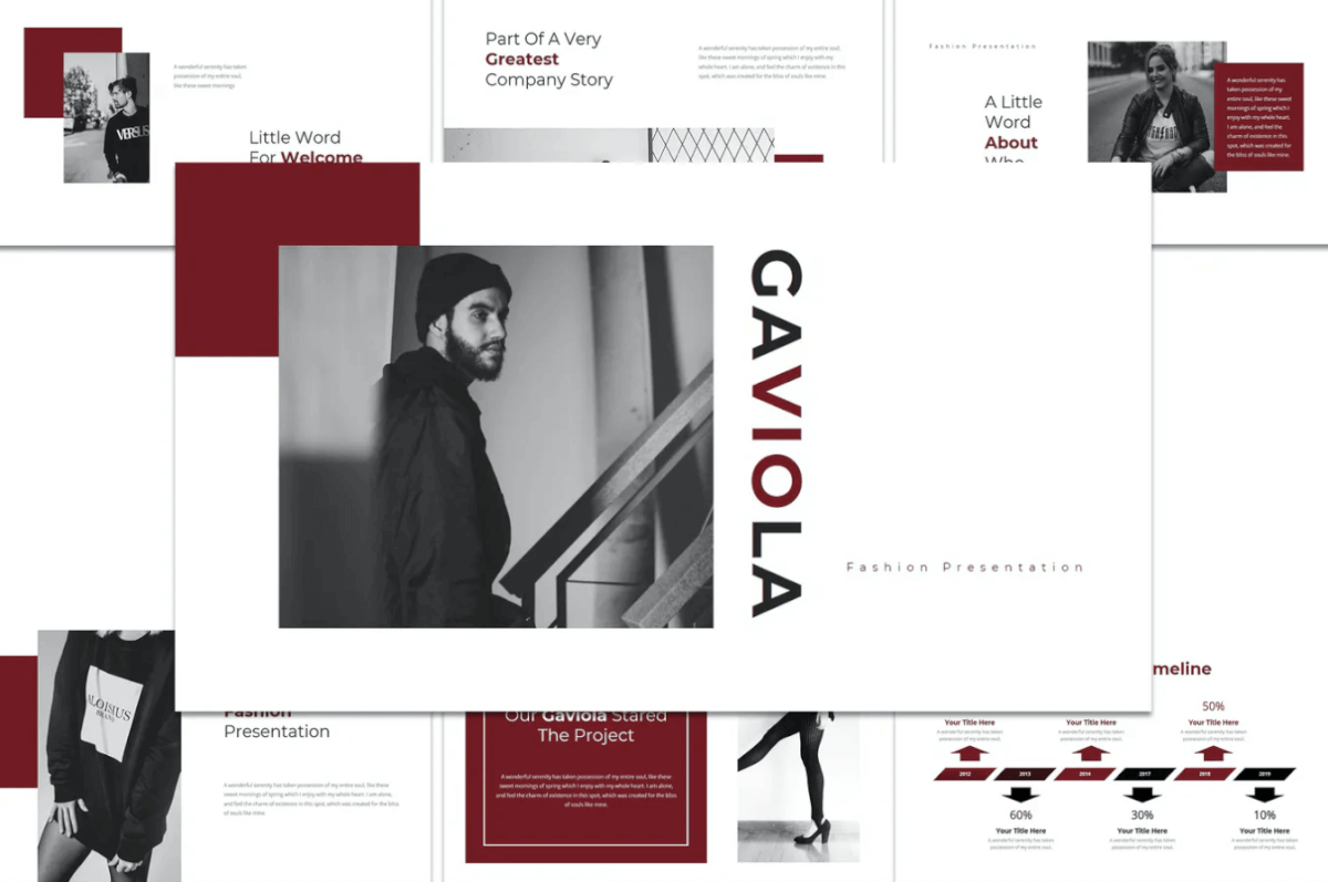 Goviola-时尚PowerPoint模板