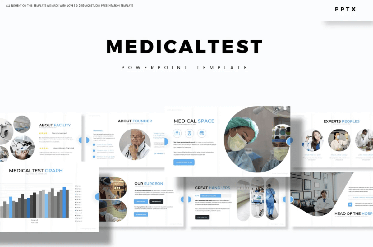 Medicaltest-PowerPoint医疗幻灯片模板