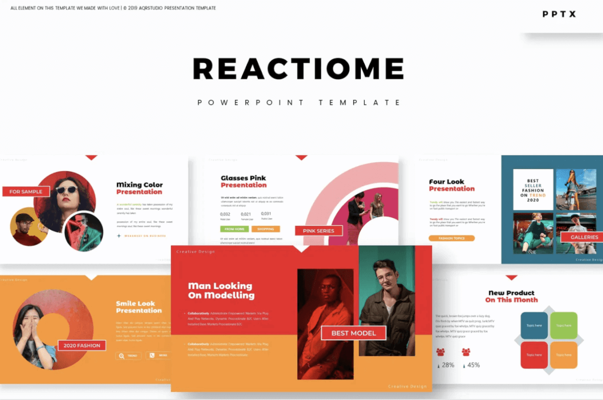 Reactiome-PowerPoint幻灯片模板