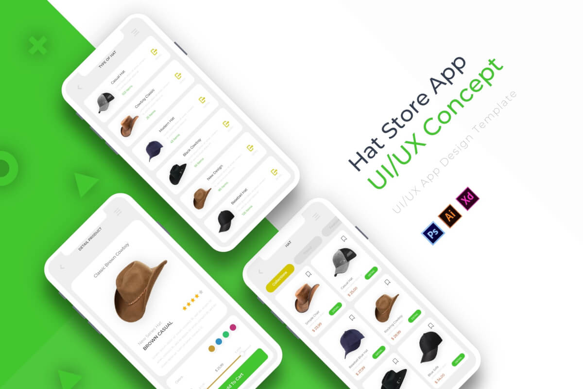 帽子店| 应用程式范本app模板下载