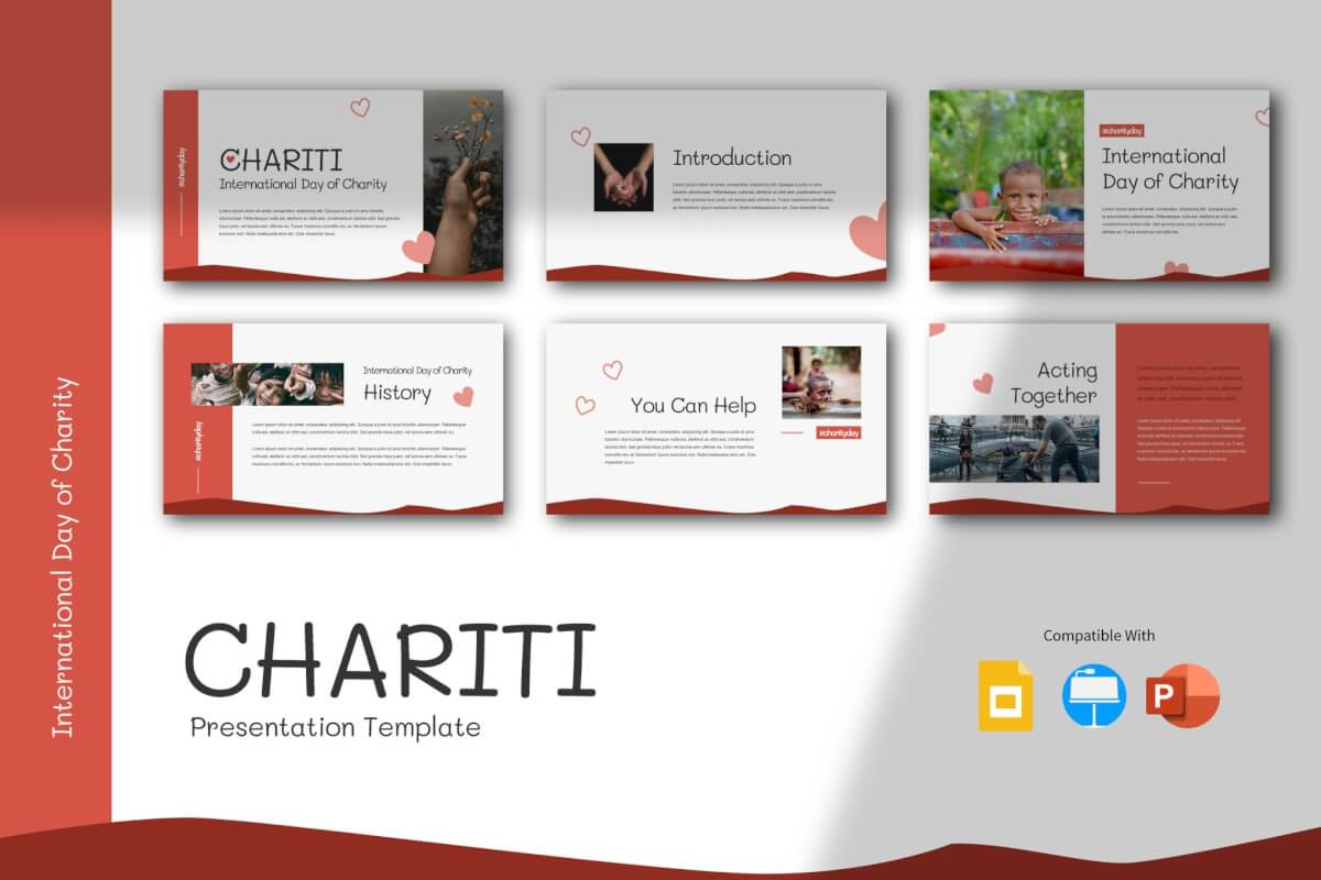 CHARITI-国际慈善演讲日Google幻灯片模板