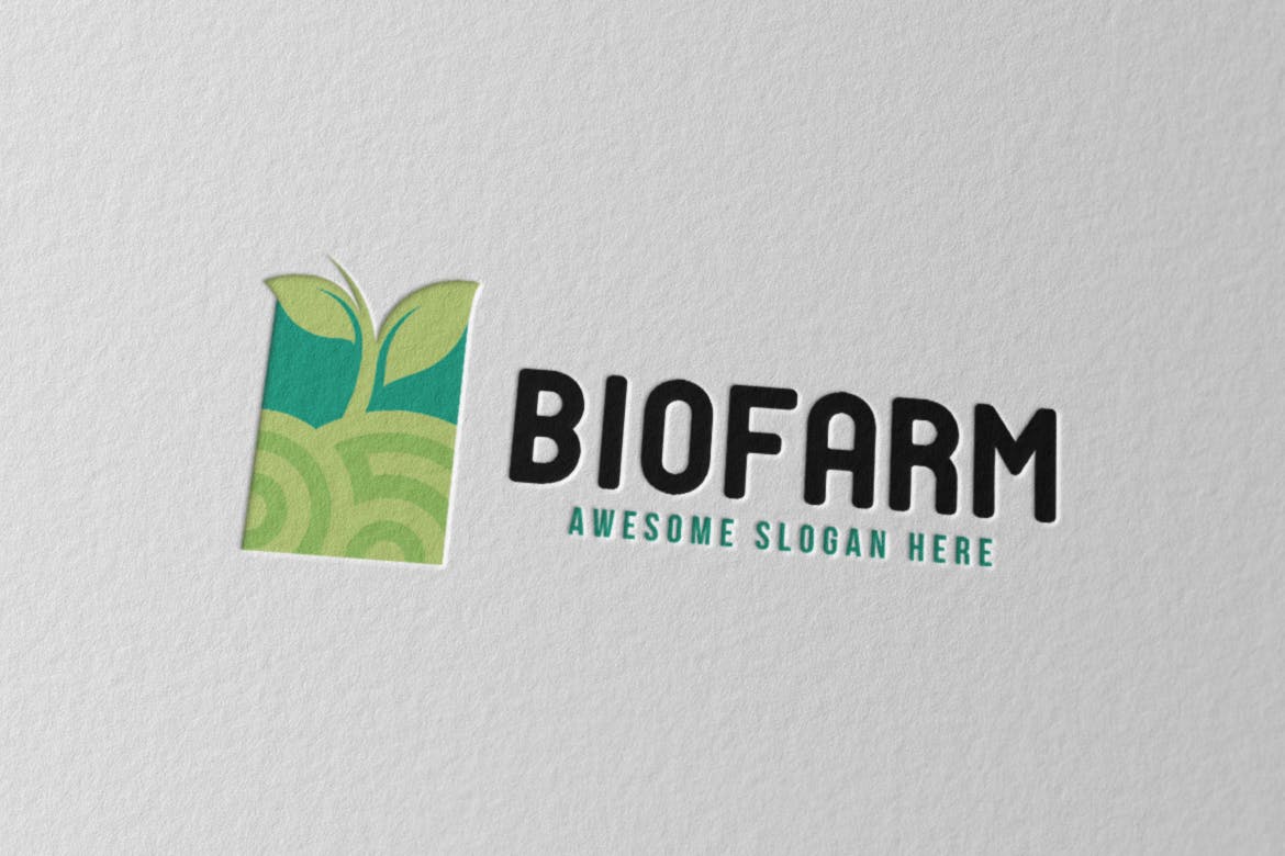 生物农场徽标logo