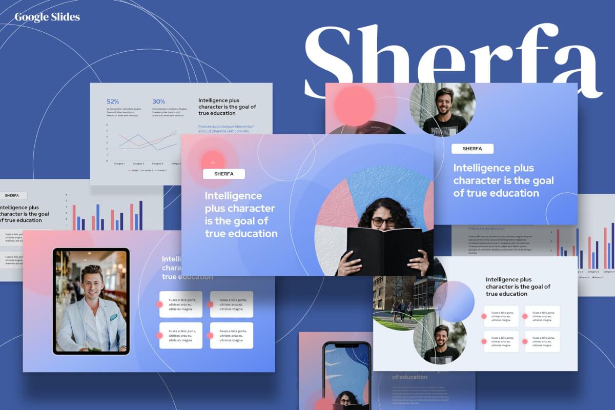 Sherfa-教育Google幻灯片模板