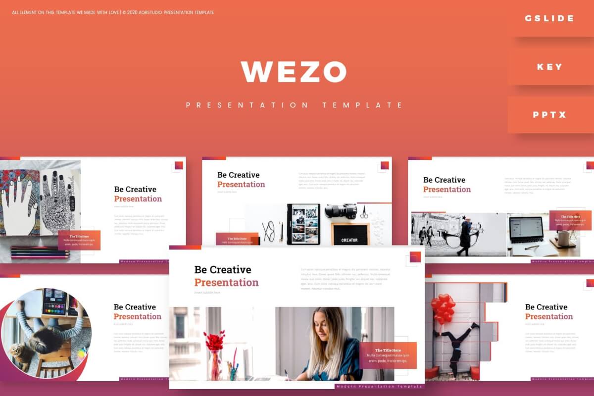 Wezo-演示模板Google幻灯片模板