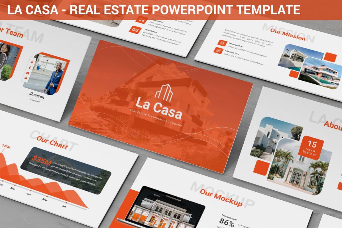 La Casa-房地产PowerPoint模板