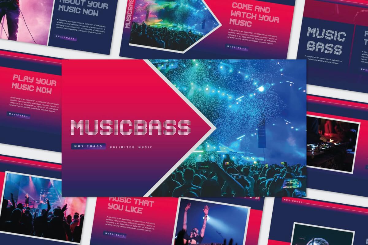 MUSICBASS-Powerpoint模板