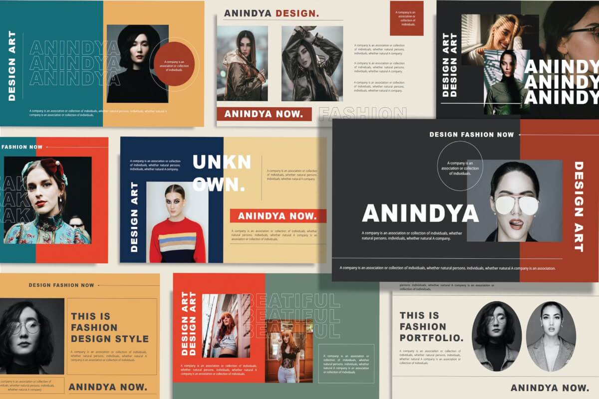 ANINDYA-时尚PowerPoint模板