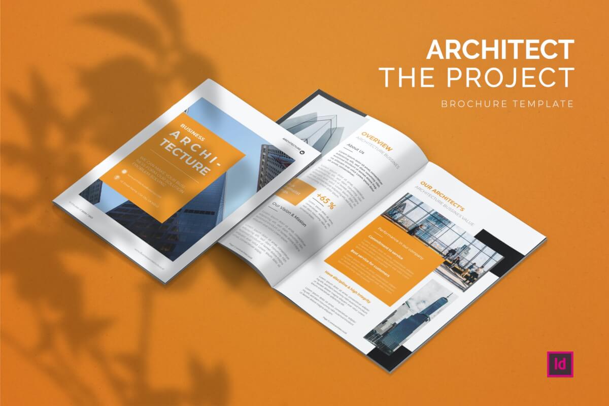建筑师项目-宣传手册模板