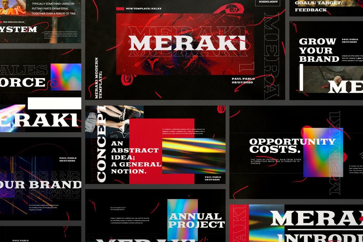 Meraki-城市创意机构Powerpoint