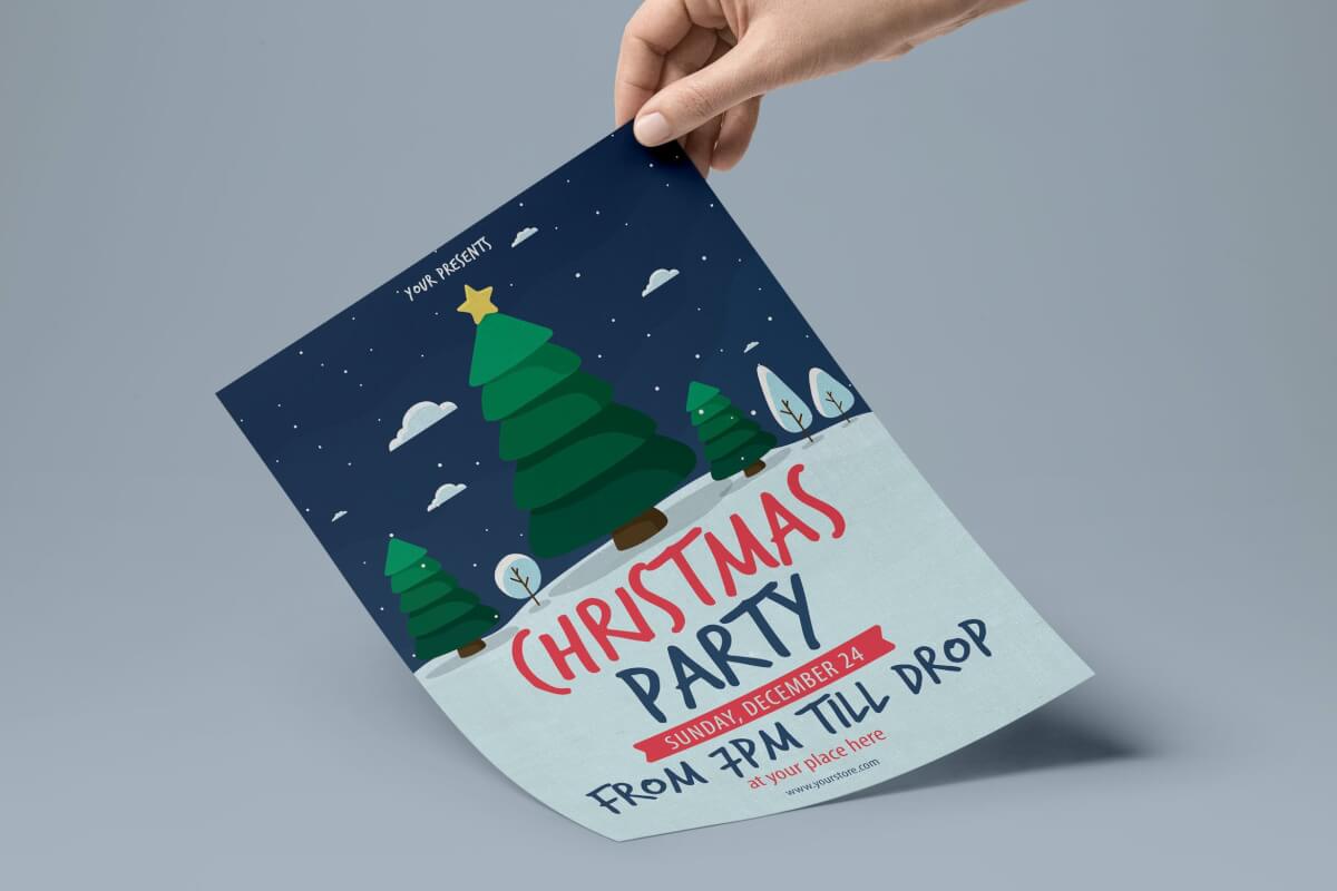 圣诞节宣传海报模板下载