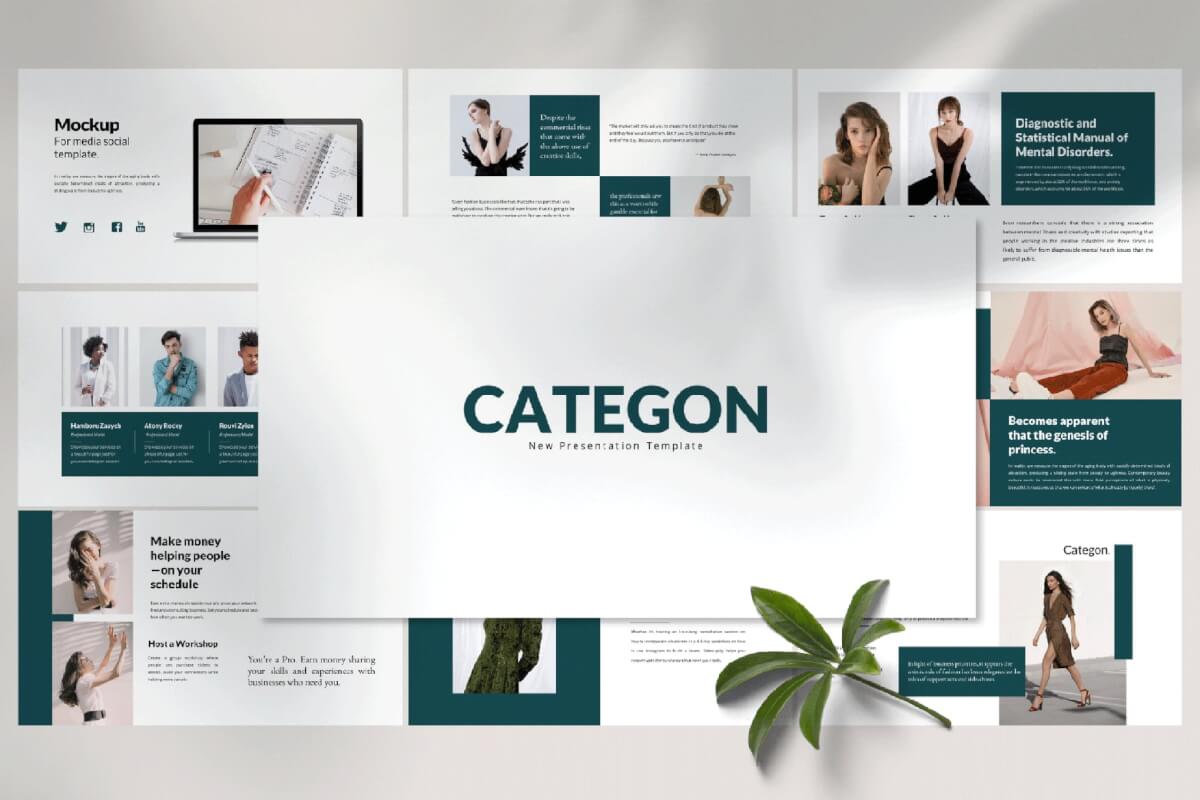 Categon-主题演讲keynote模板下载