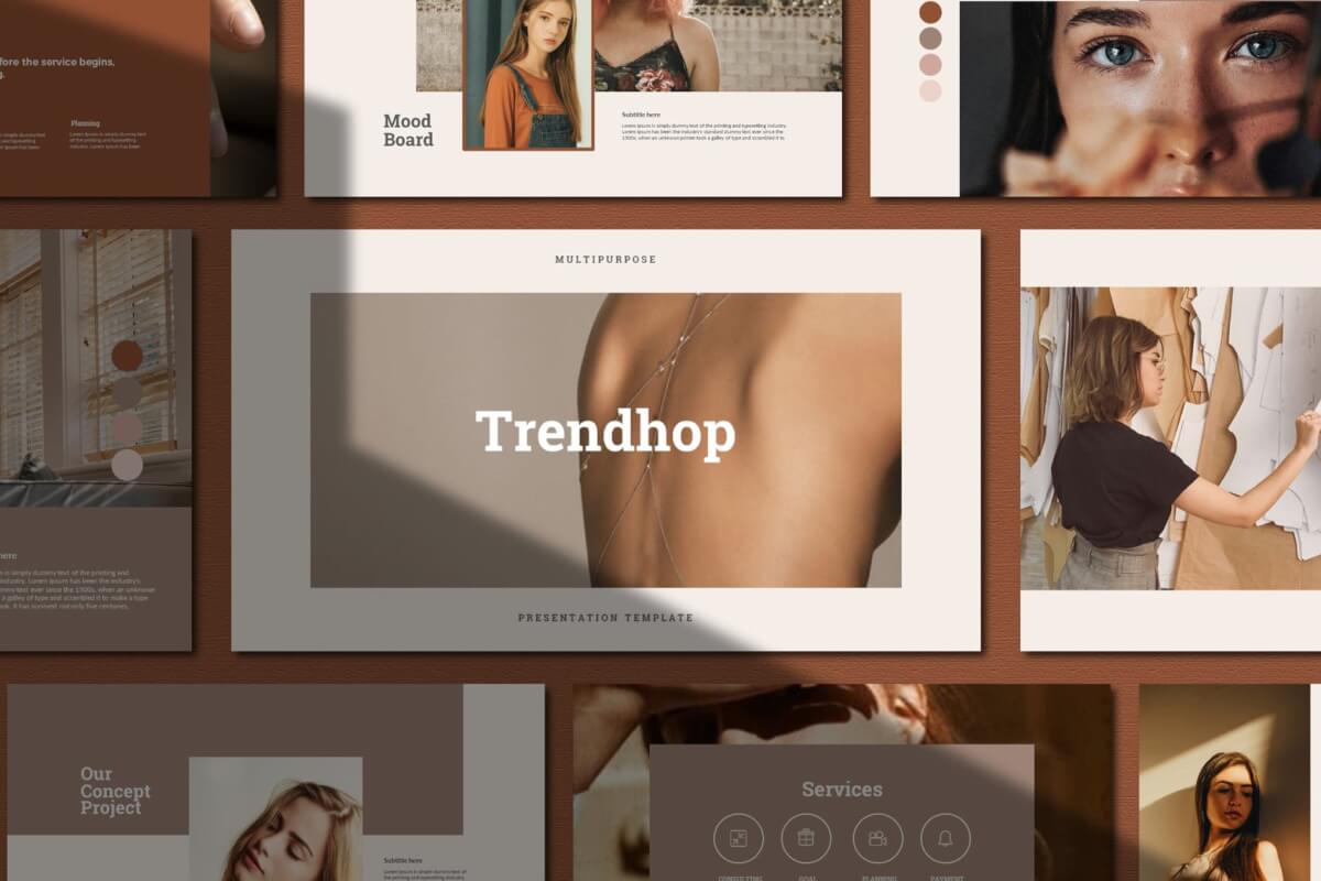 Trendhop-主题演讲keynote模板