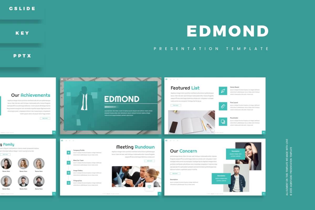 Edmond-演示模板keynote模板下载
