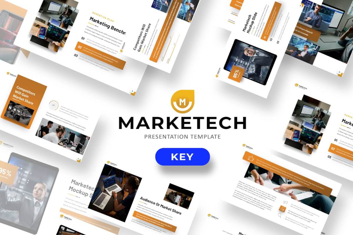Marketech-业务主题演讲模板
