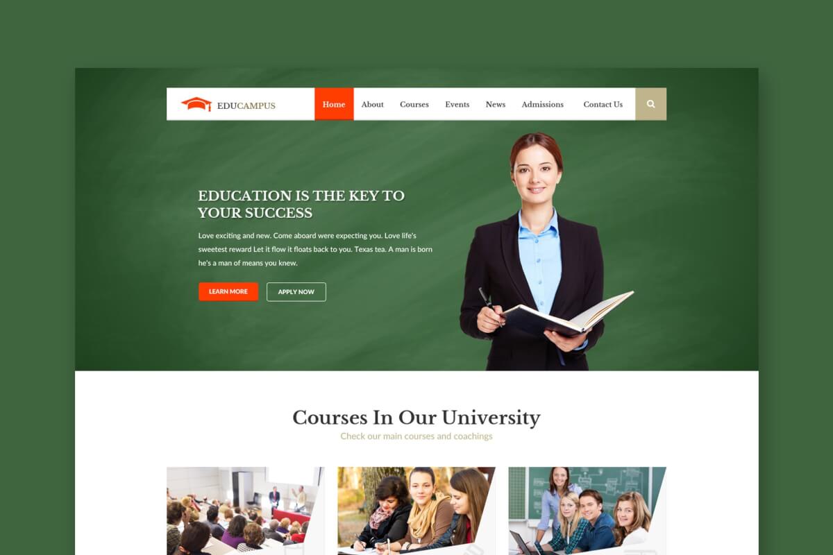 Educampus-教育与大学网站HTML前端模板