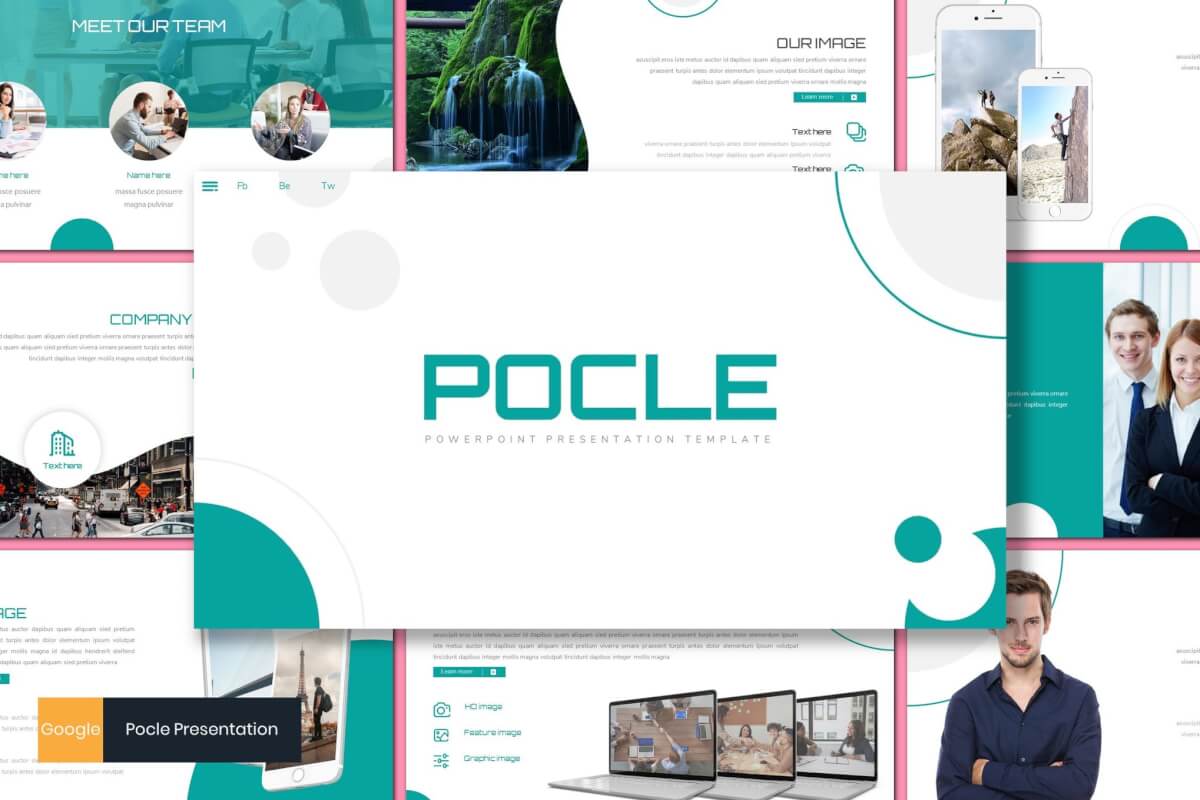 Pocle-商业融资计划书Google幻灯片模板