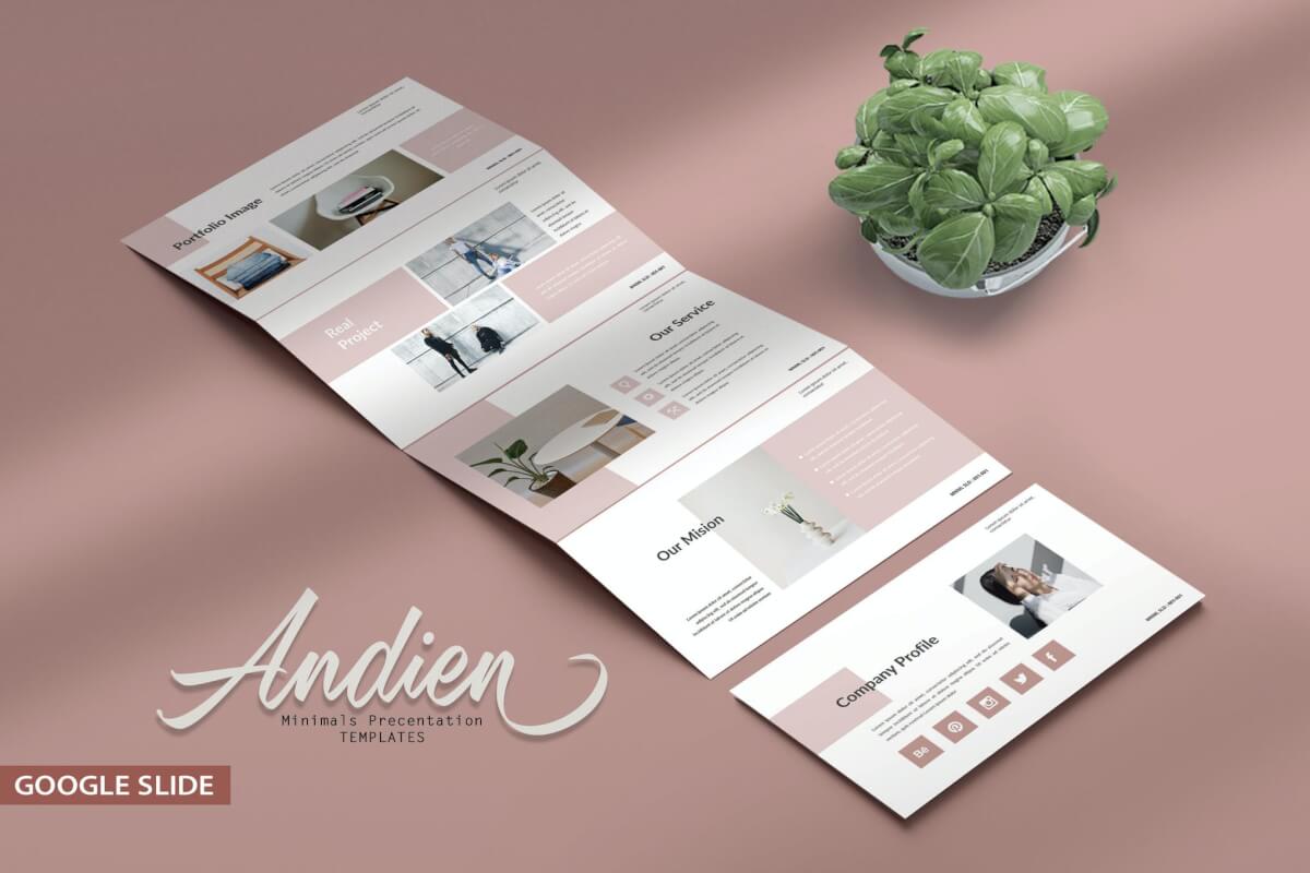 ANDIEN-极简时尚Google幻灯片模板