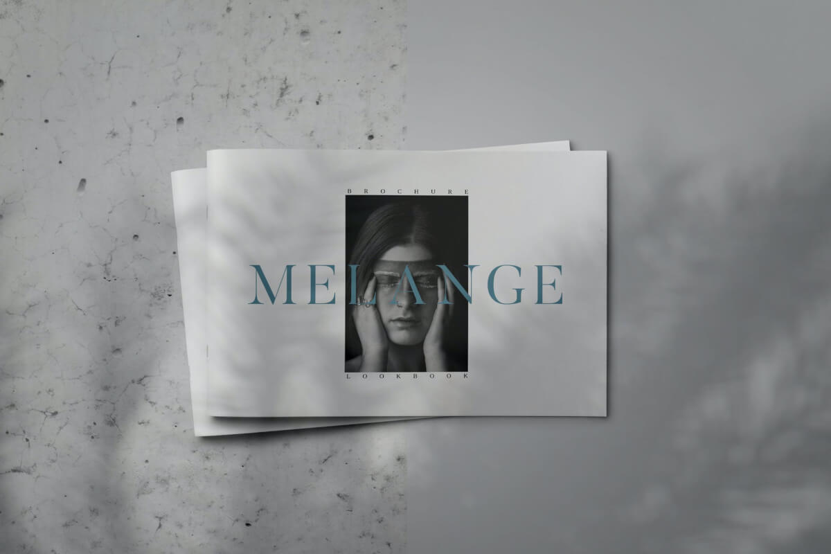 MELANGE-Indesign宣传册Lookbook模板