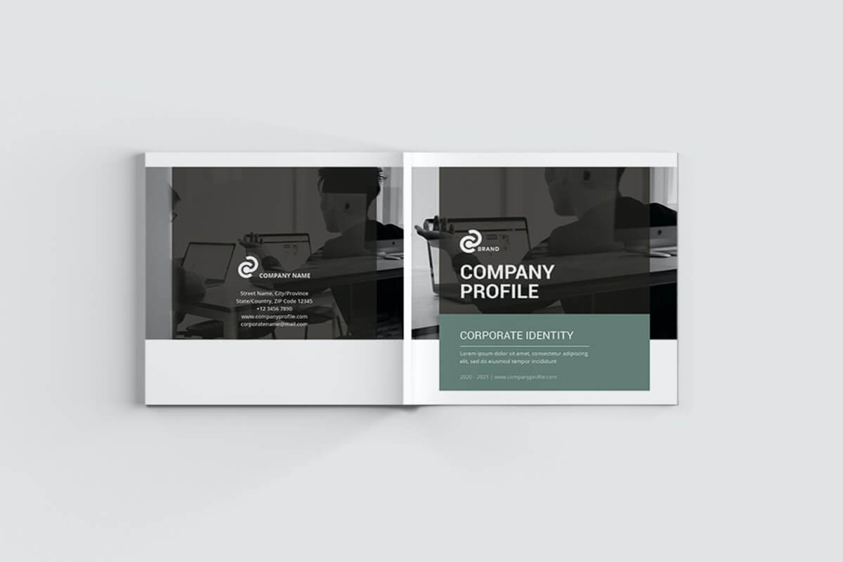 品牌企业文化公司画册宣传设计模板