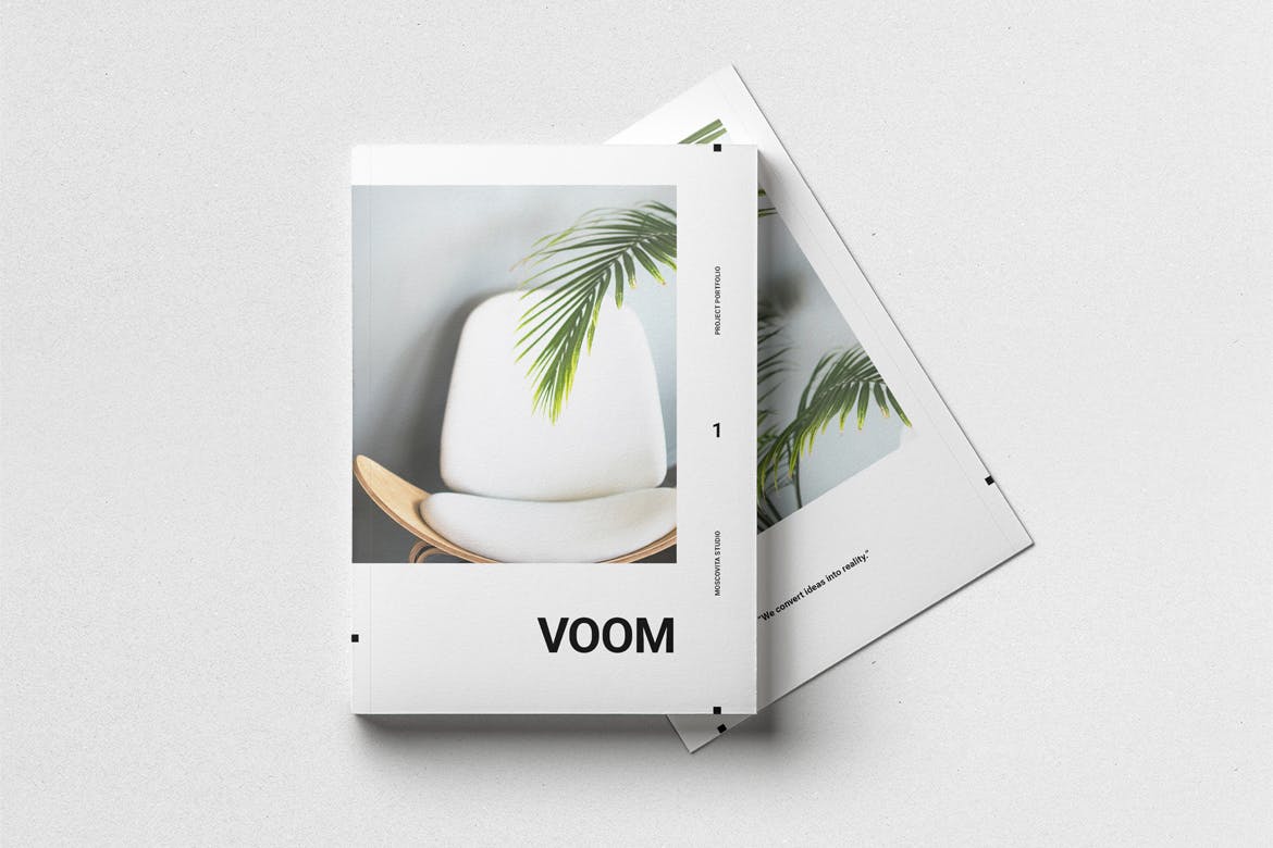 Voom-A4简约大气宣传手册模板