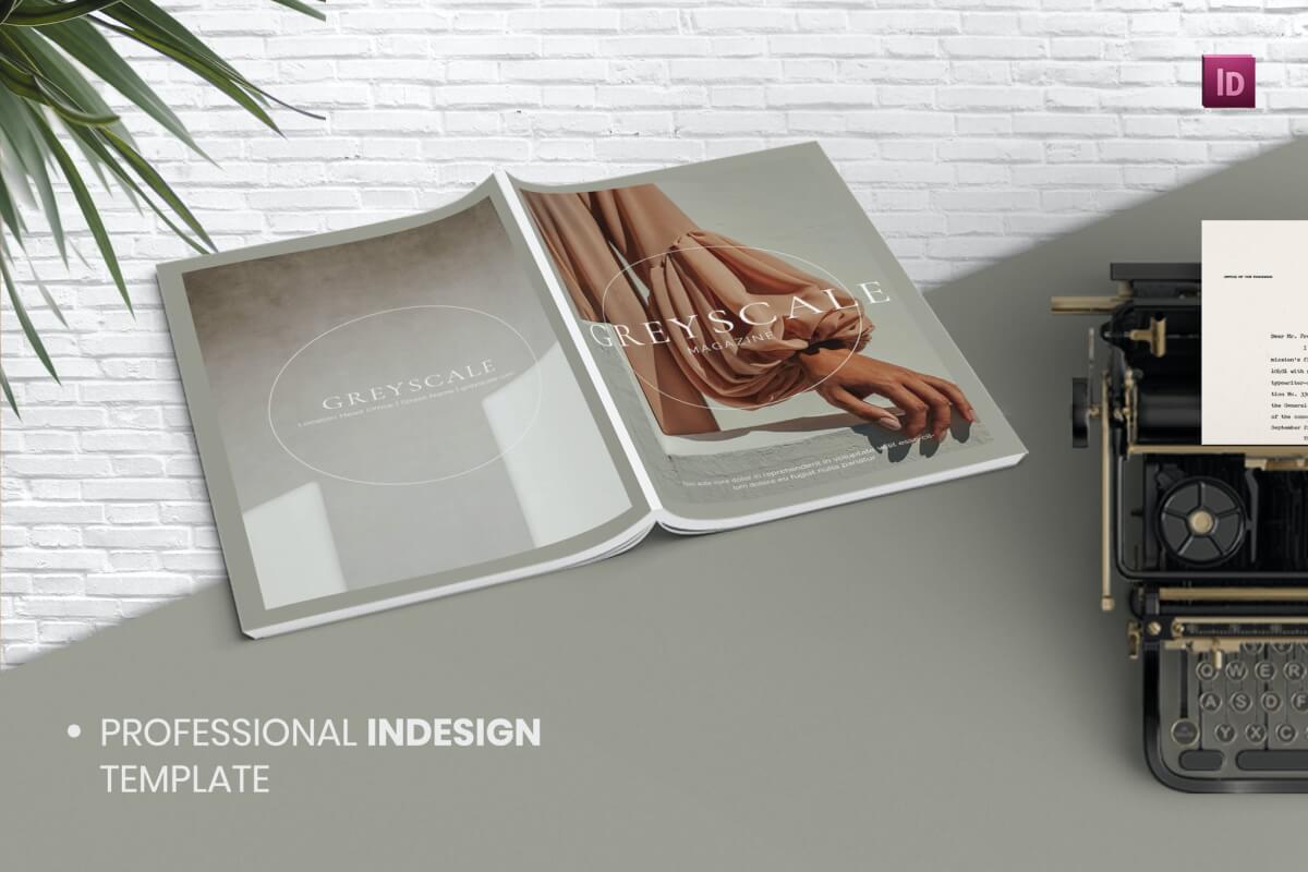 Greyscale-服装时尚手册模板